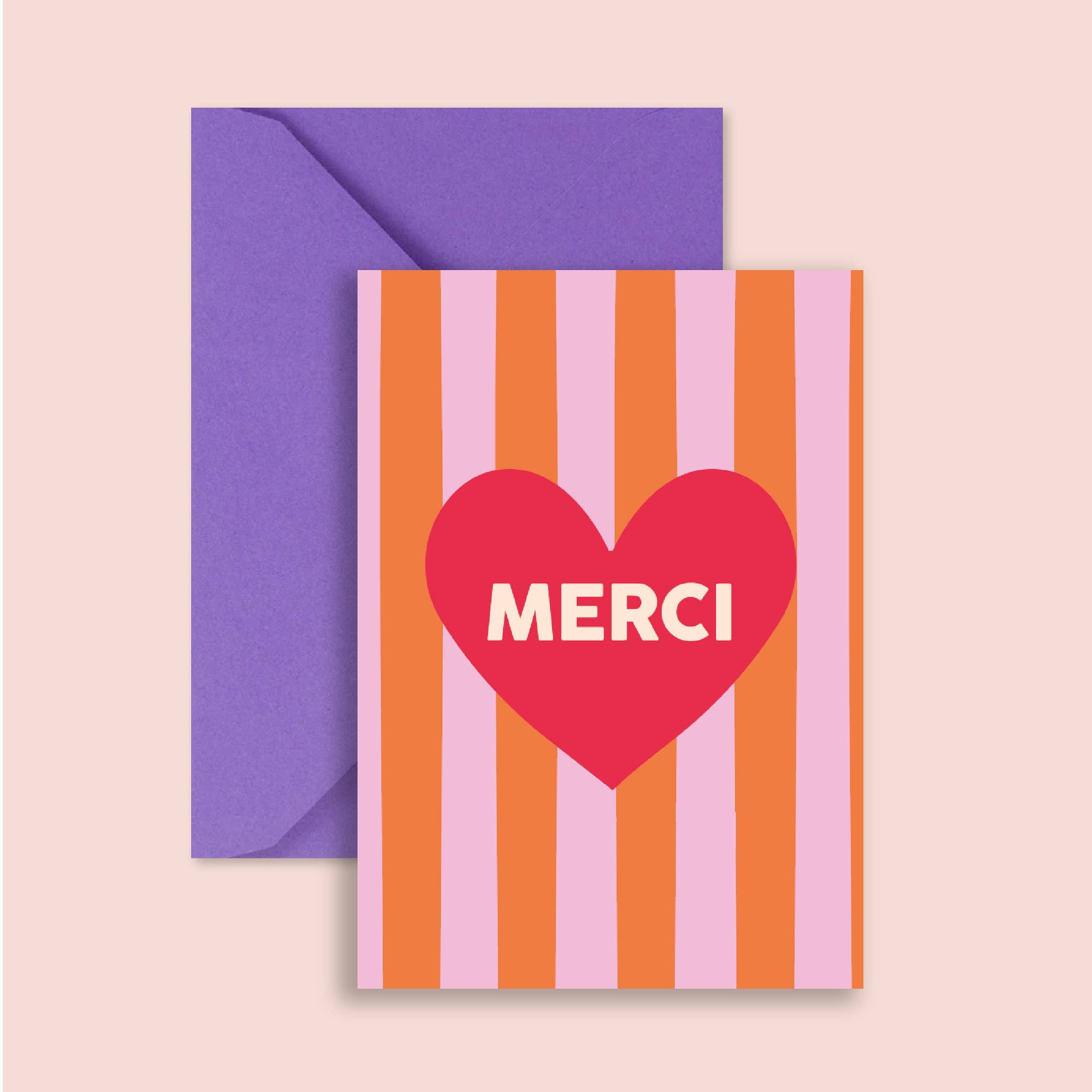 Carte - Merci coeur