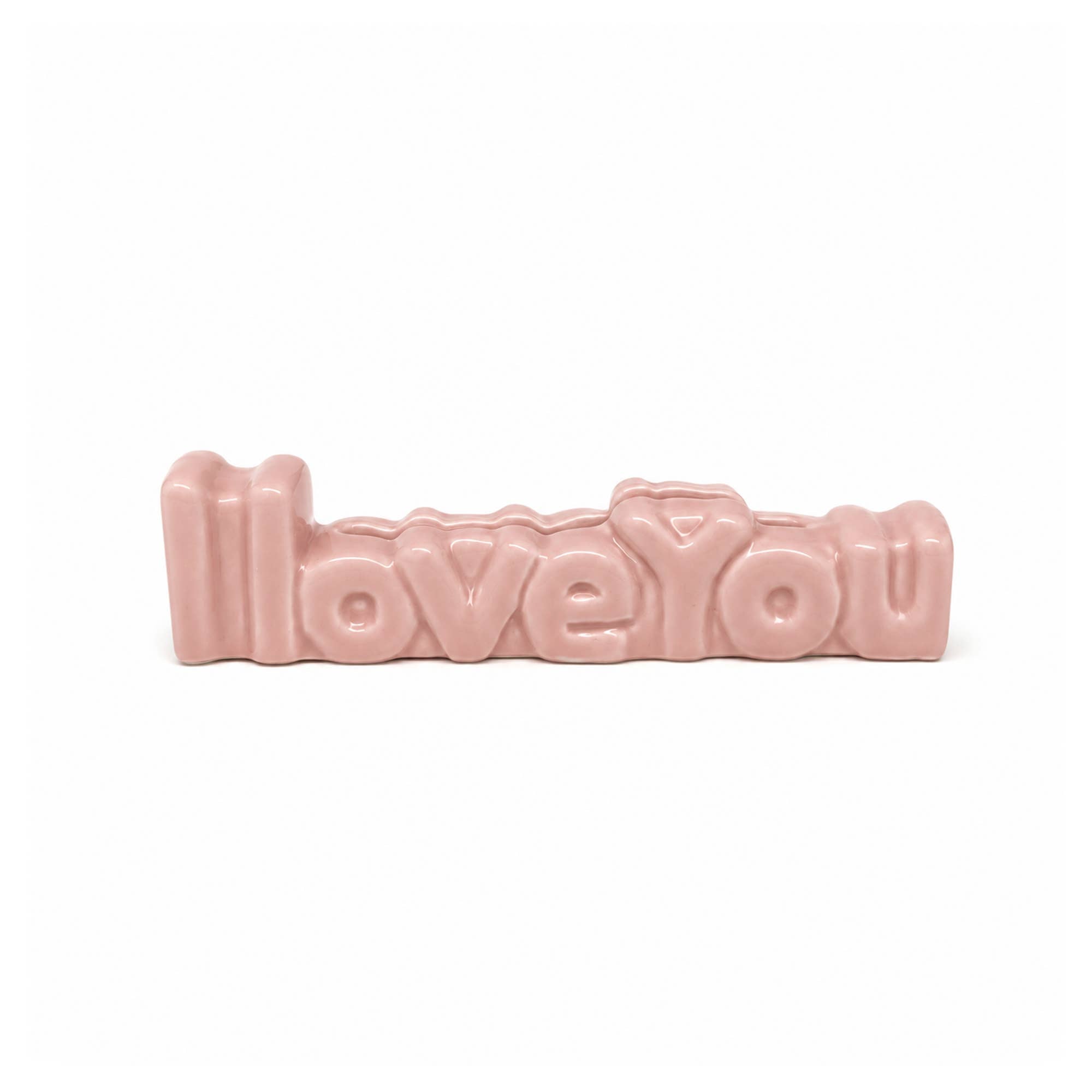 Porte-photo I Love You rose
