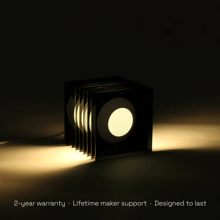 Lampe LOP - carrée - Dark grey