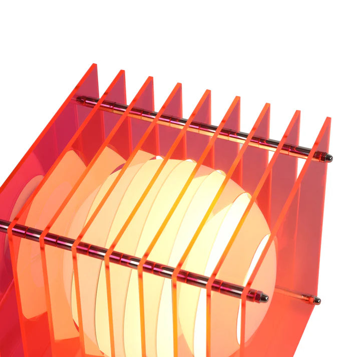 Lampe LOP - Small Square - rose