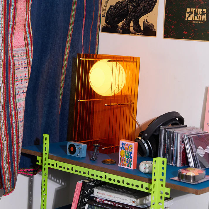 Lampe Lớp - Small Rectangle - orange