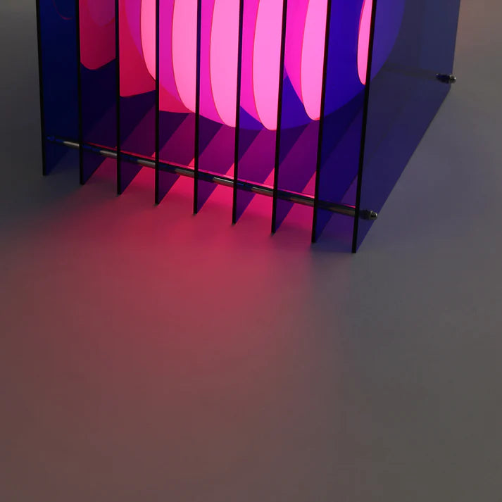 Lampe LOP - Big Square - bleu