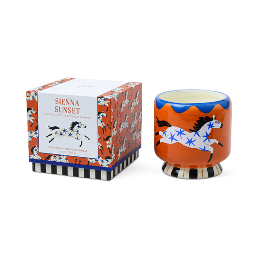 Bougie A DOPO Paddywax, motif cheval