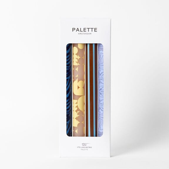 Bougies imprimé RETRO (set de 4)