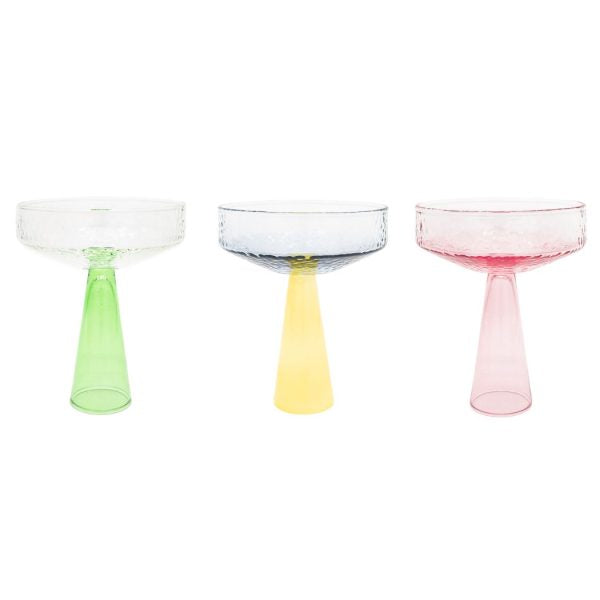 Lot de 2 coupes CLAUDE - rose