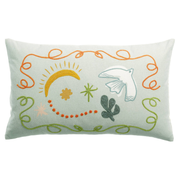 Coussin brodé Anka Ciel 30 x 50