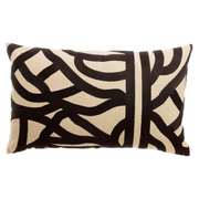 Coussin brodé EZIA - Ombre