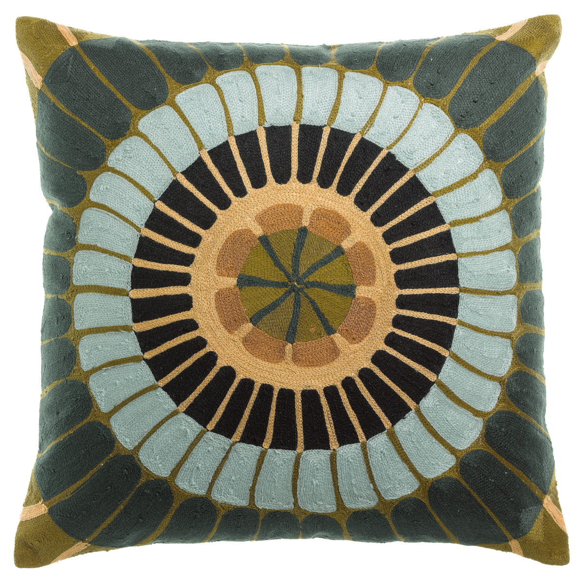 Coussin brodé ZENO - 45x45 cm