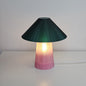 Lampe STRAIGT SHROOM - rose & vert