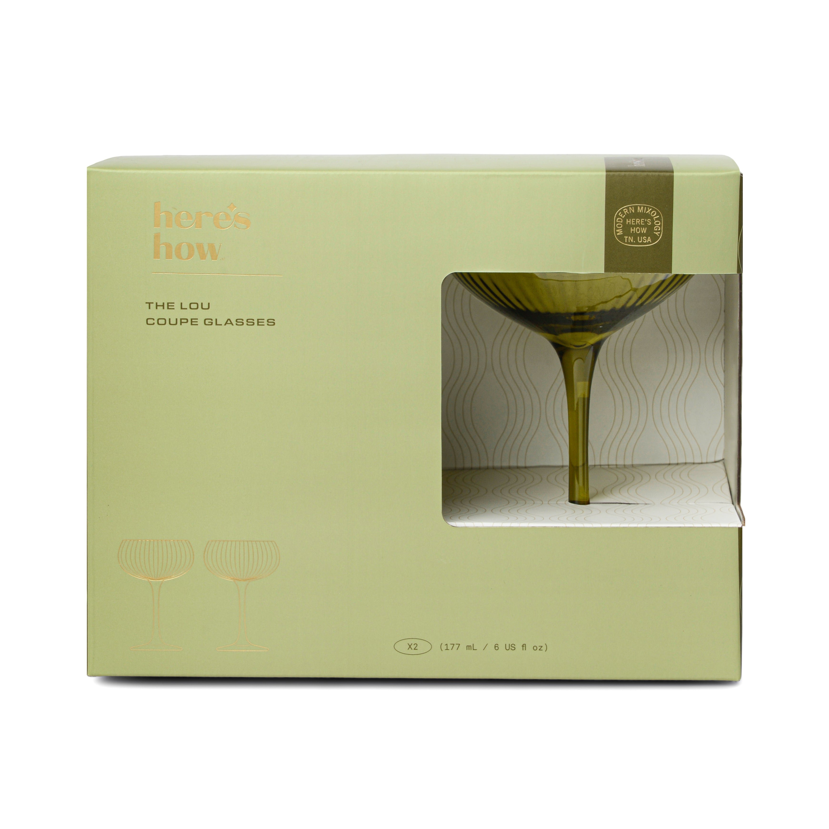 Coupes LOU (x2) - olive