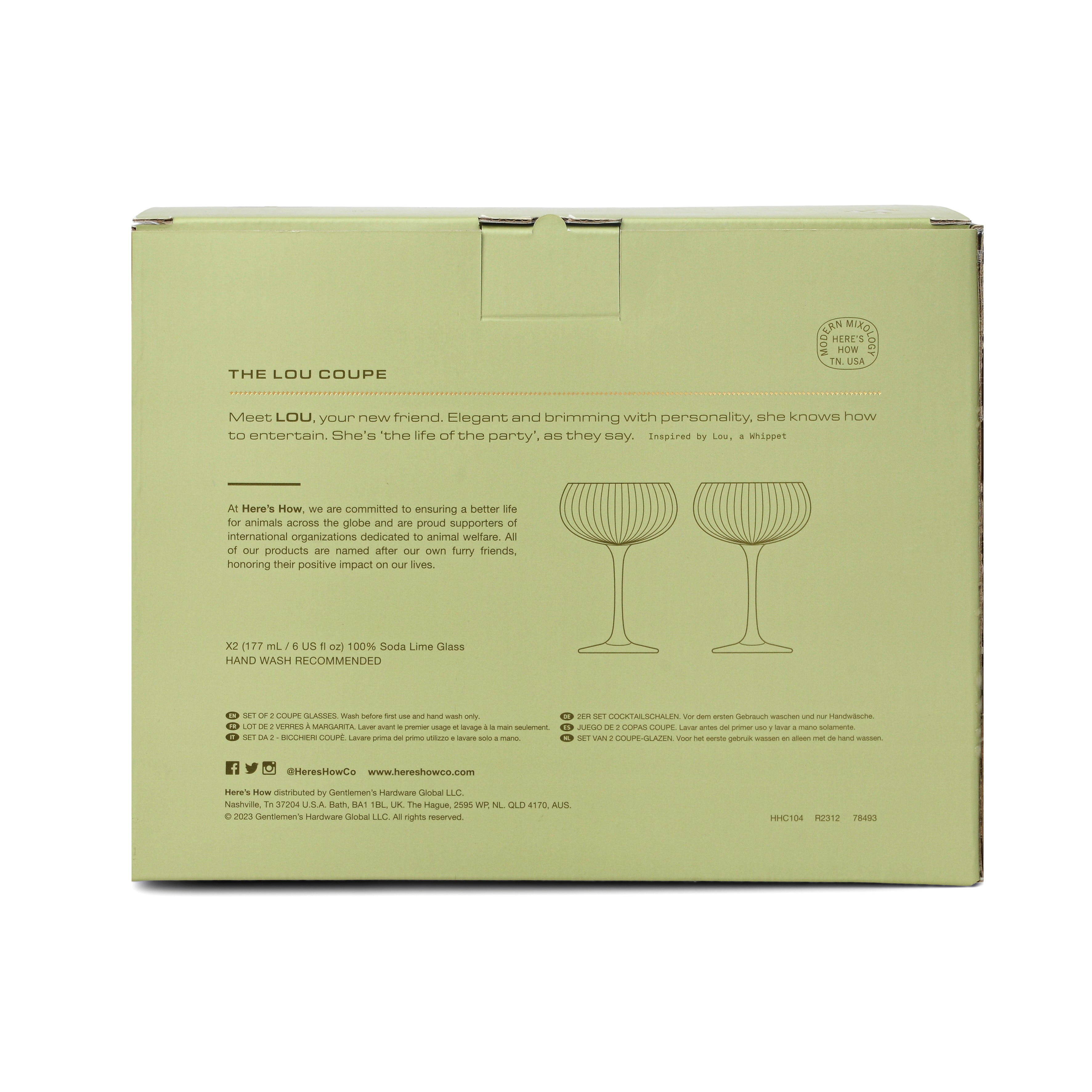 Coupes LOU (x2) - olive