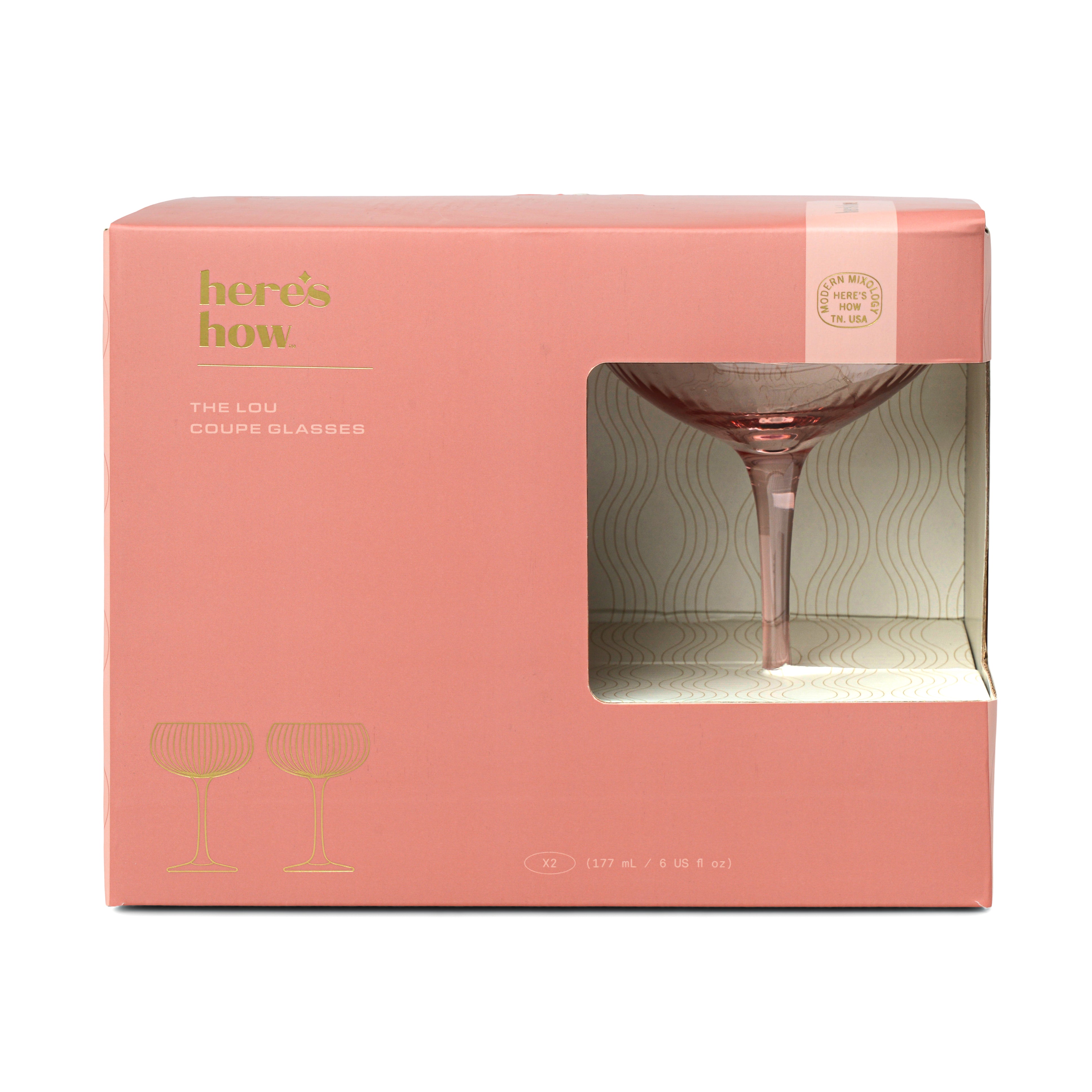 Coupes LOU (x2) - rose