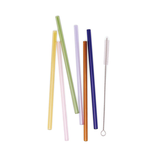 Pailles DANNY – Set de 6 pailles colorées