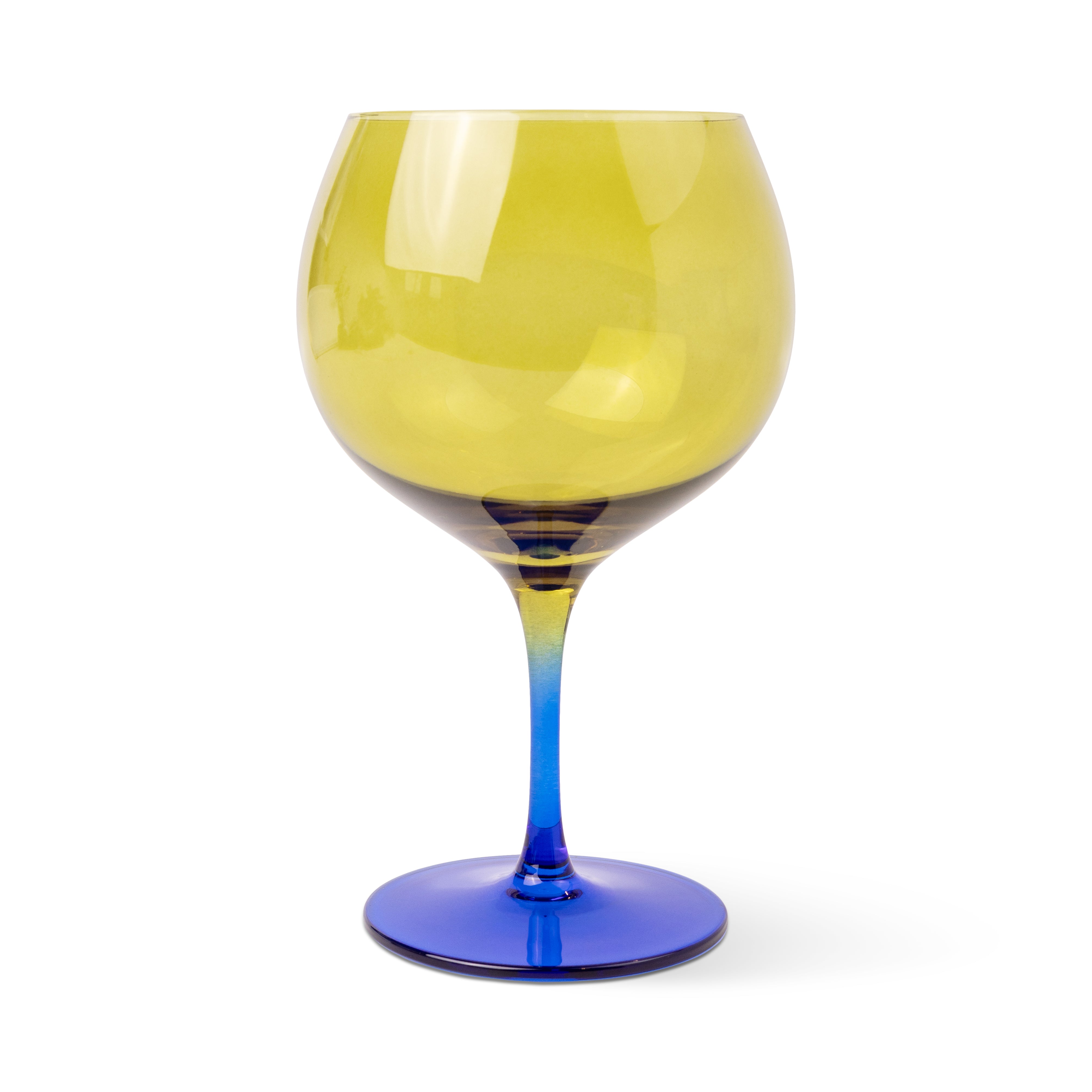Verres Charlie Copa – Olive & Cobalt (lot de 2)