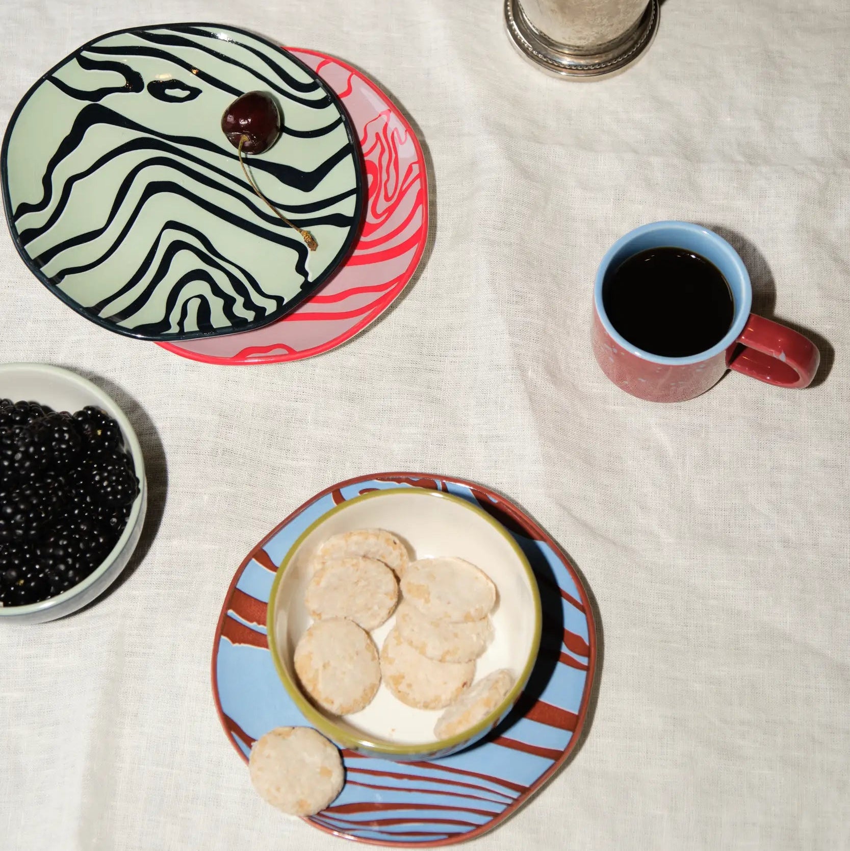 Assiettes à apéritif MARLEY - collection contour