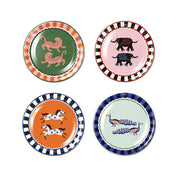 Set de 4 assiettes apéritif Animaux A Dopo!