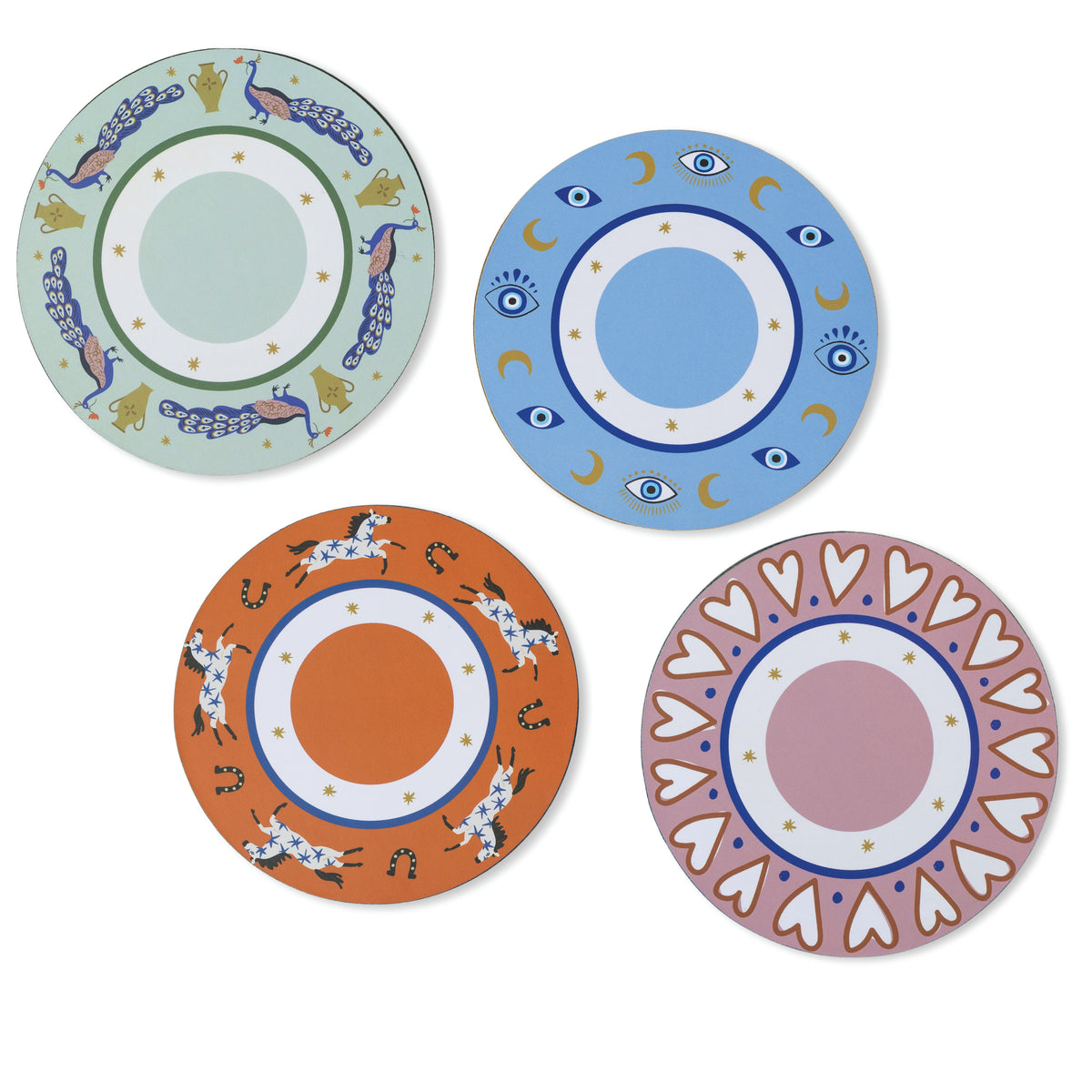 Lot de 4 dessous de verre A Dopo