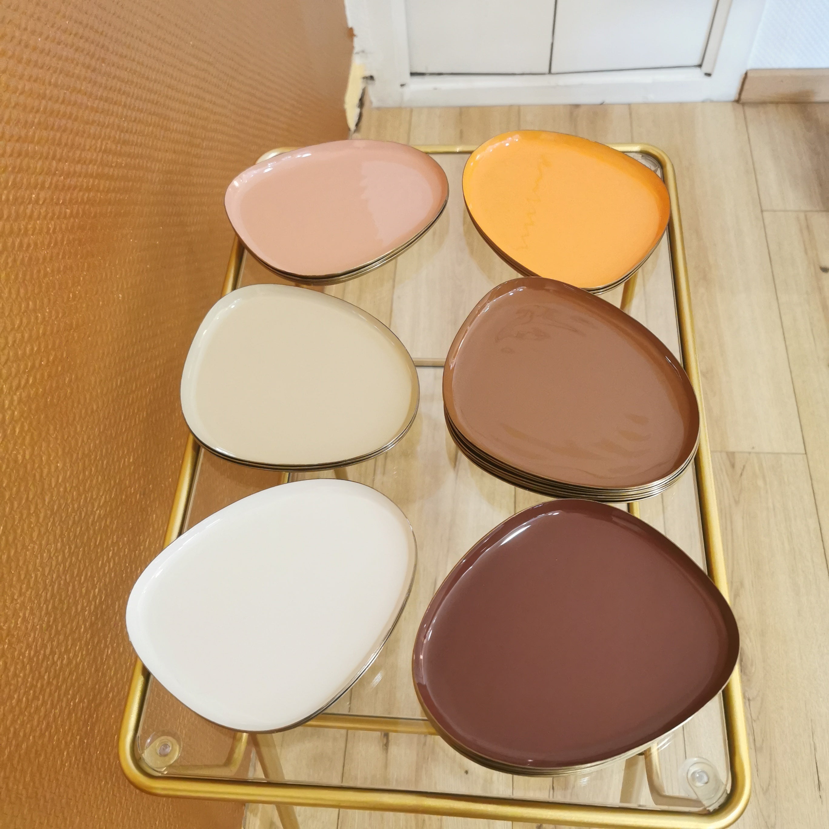 Plateau OSMOSE métal - nuancier ORANGE
