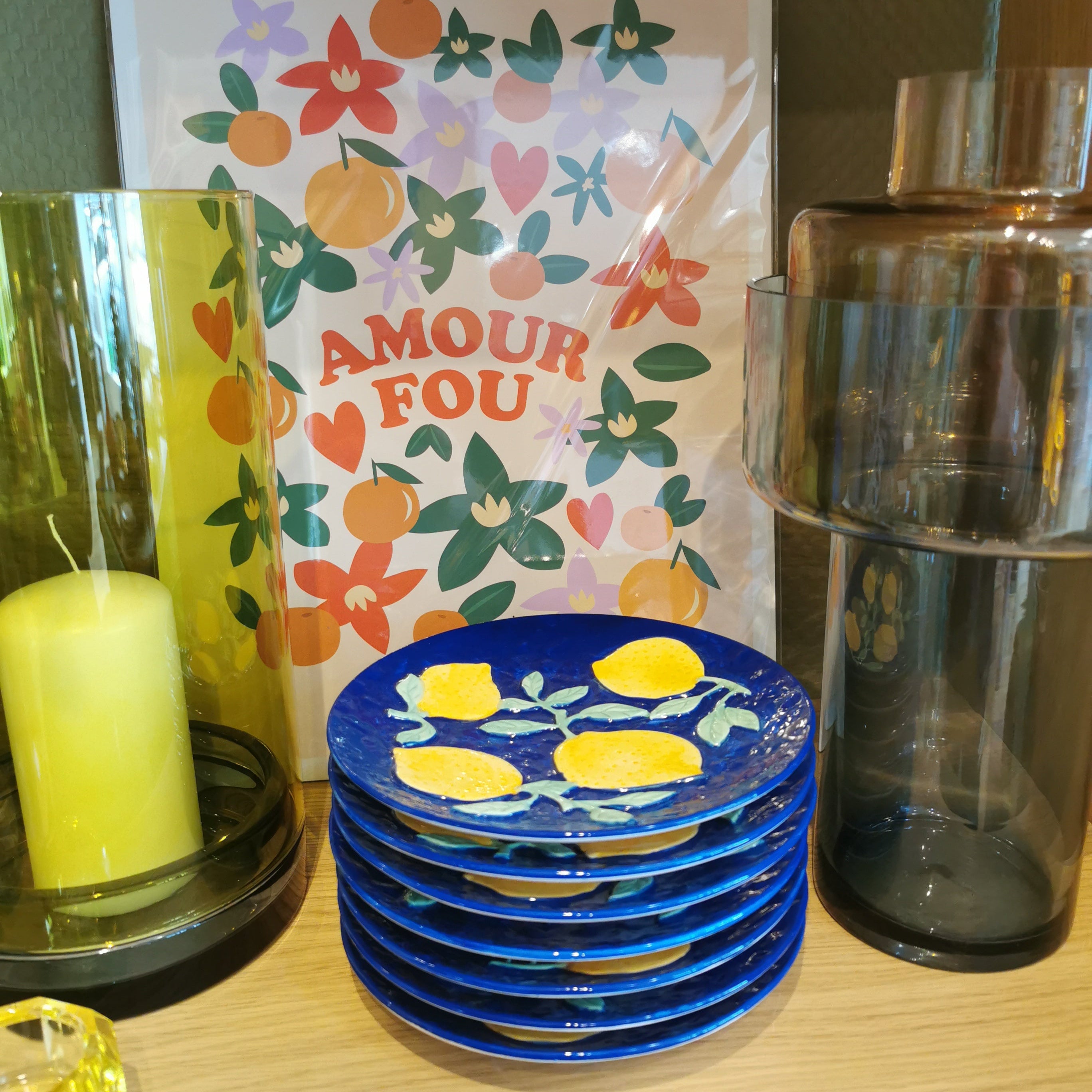 Assiettes décoratives LEMONS