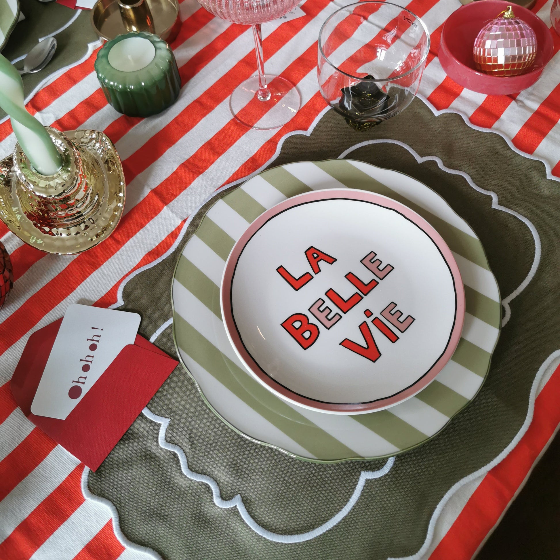 Assiette LA BELLE VIE, OPJET Paris