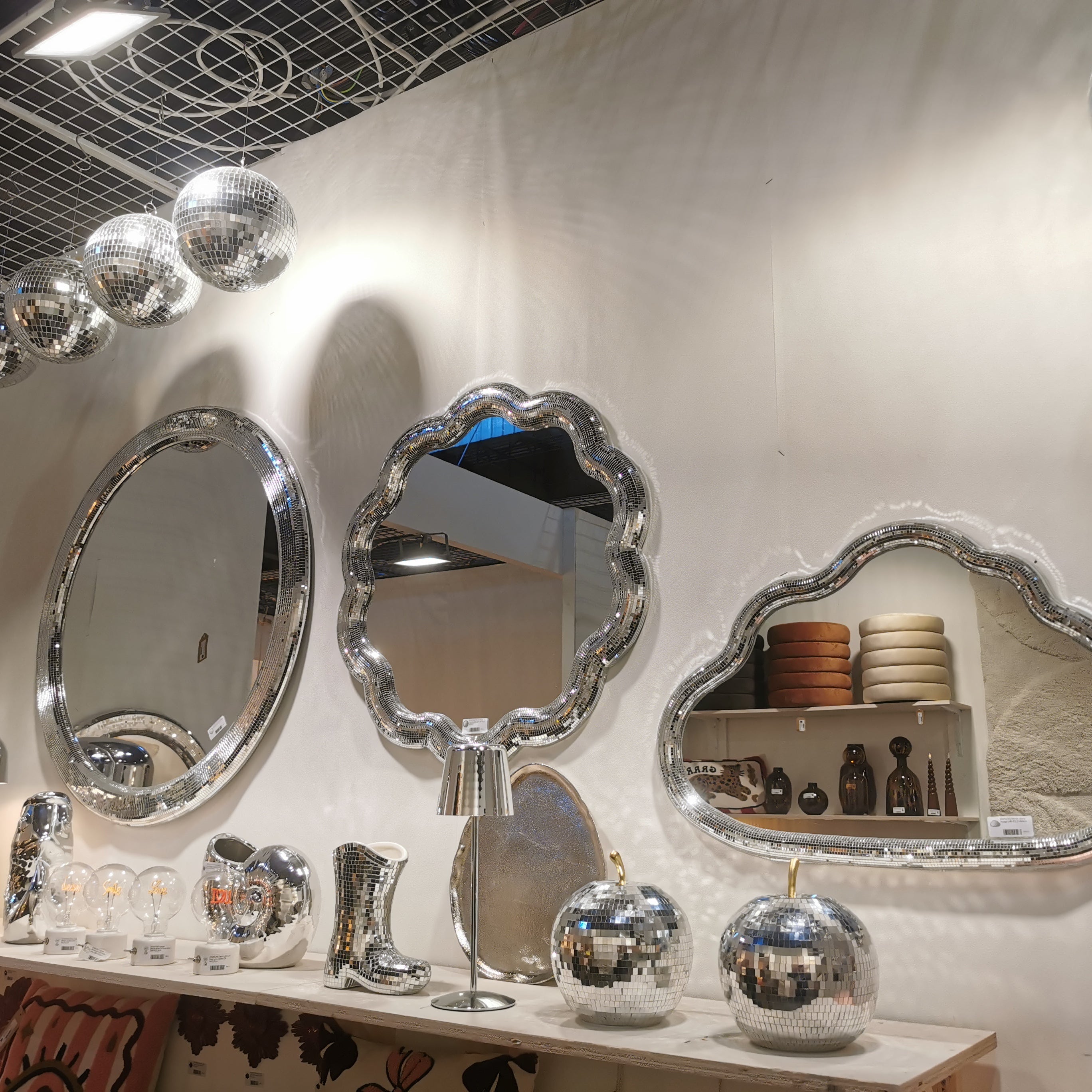 Miroir DISCO ondulé