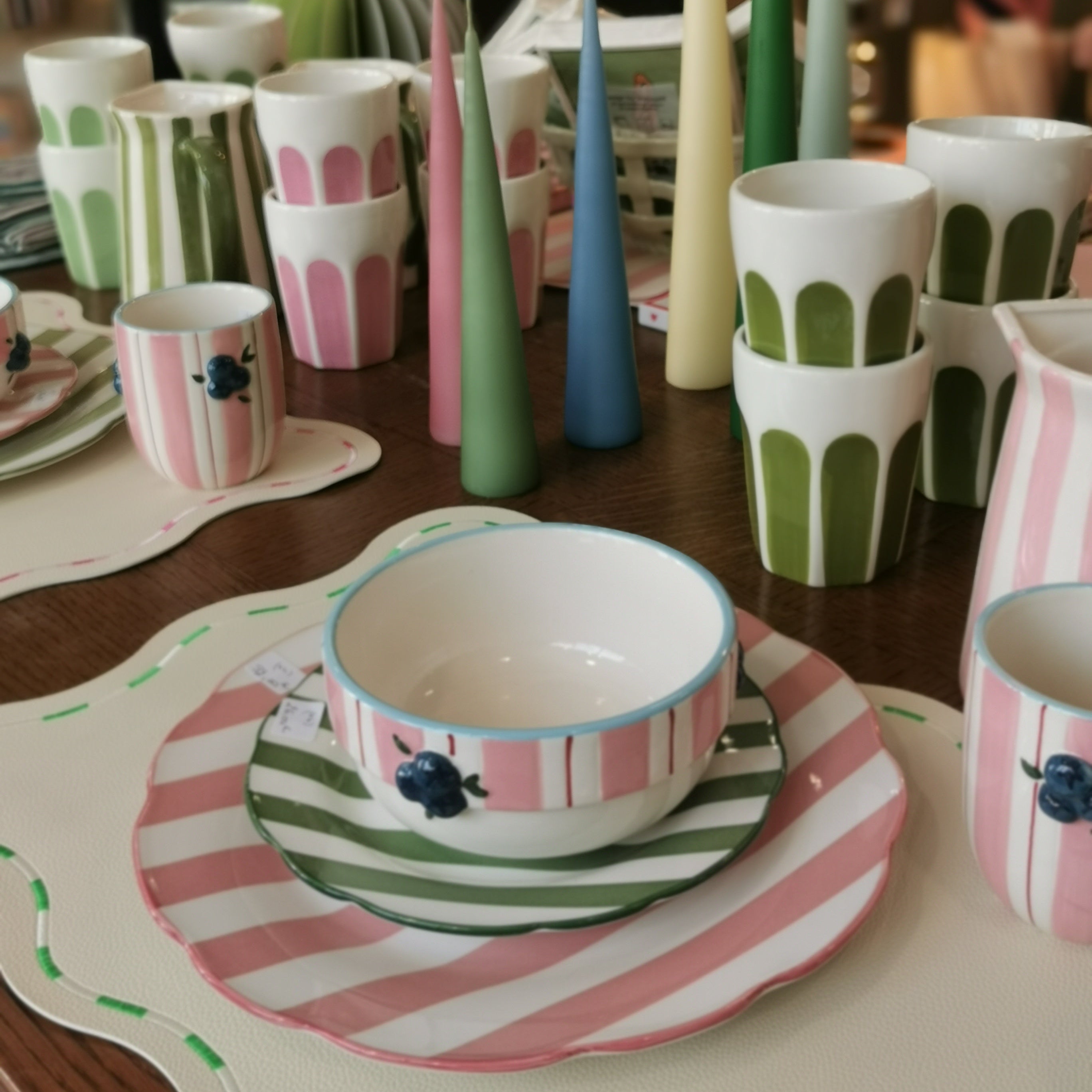 Assiettes TRATTORIA - vert