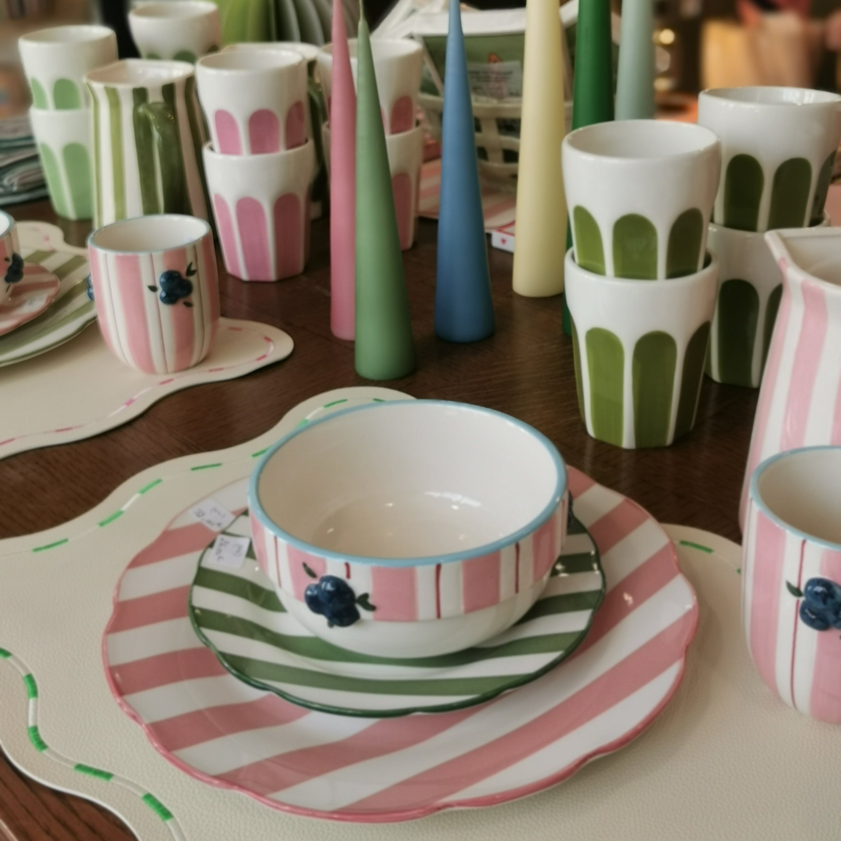 Assiettes TRATTORIA - rose