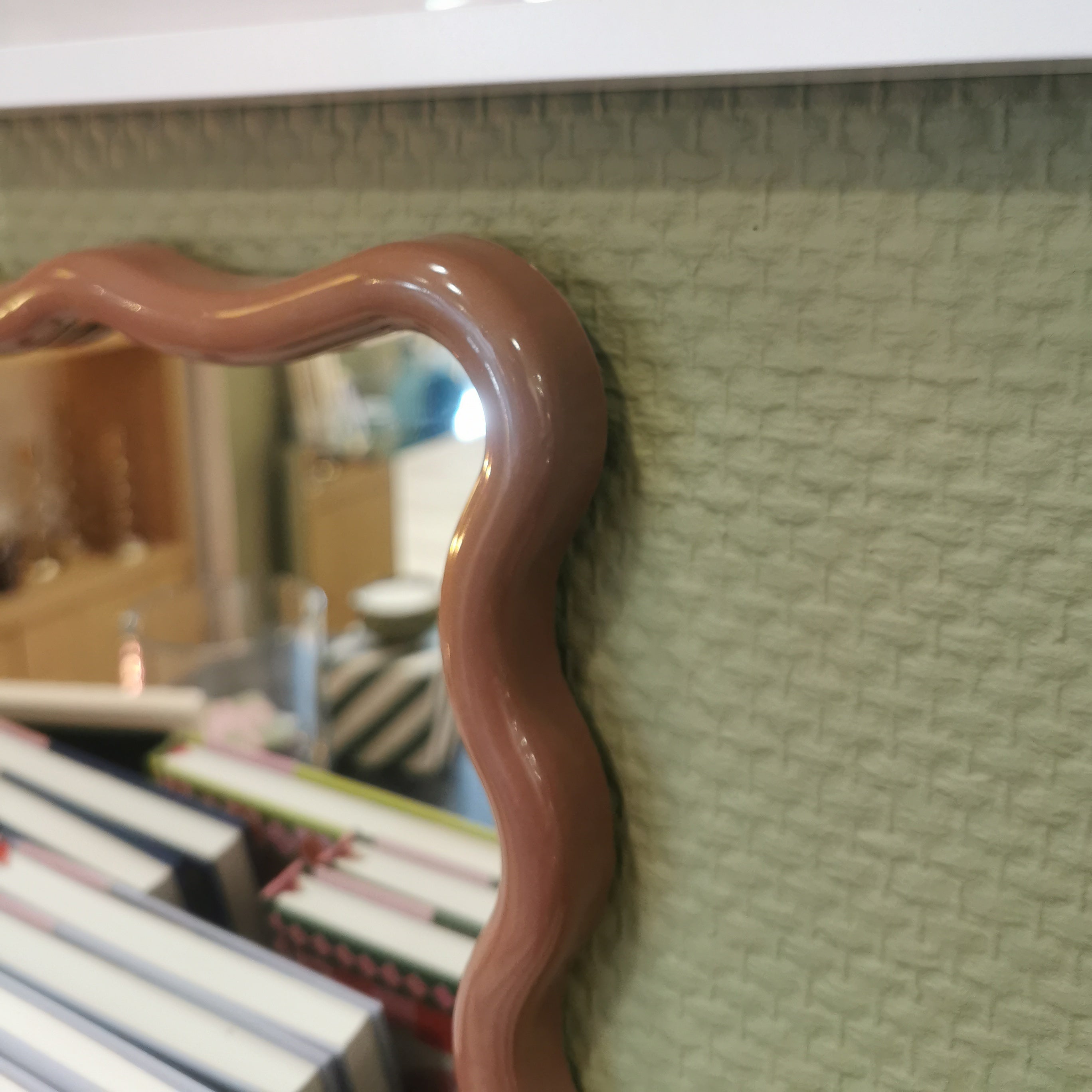 Miroir ondulé rectangle