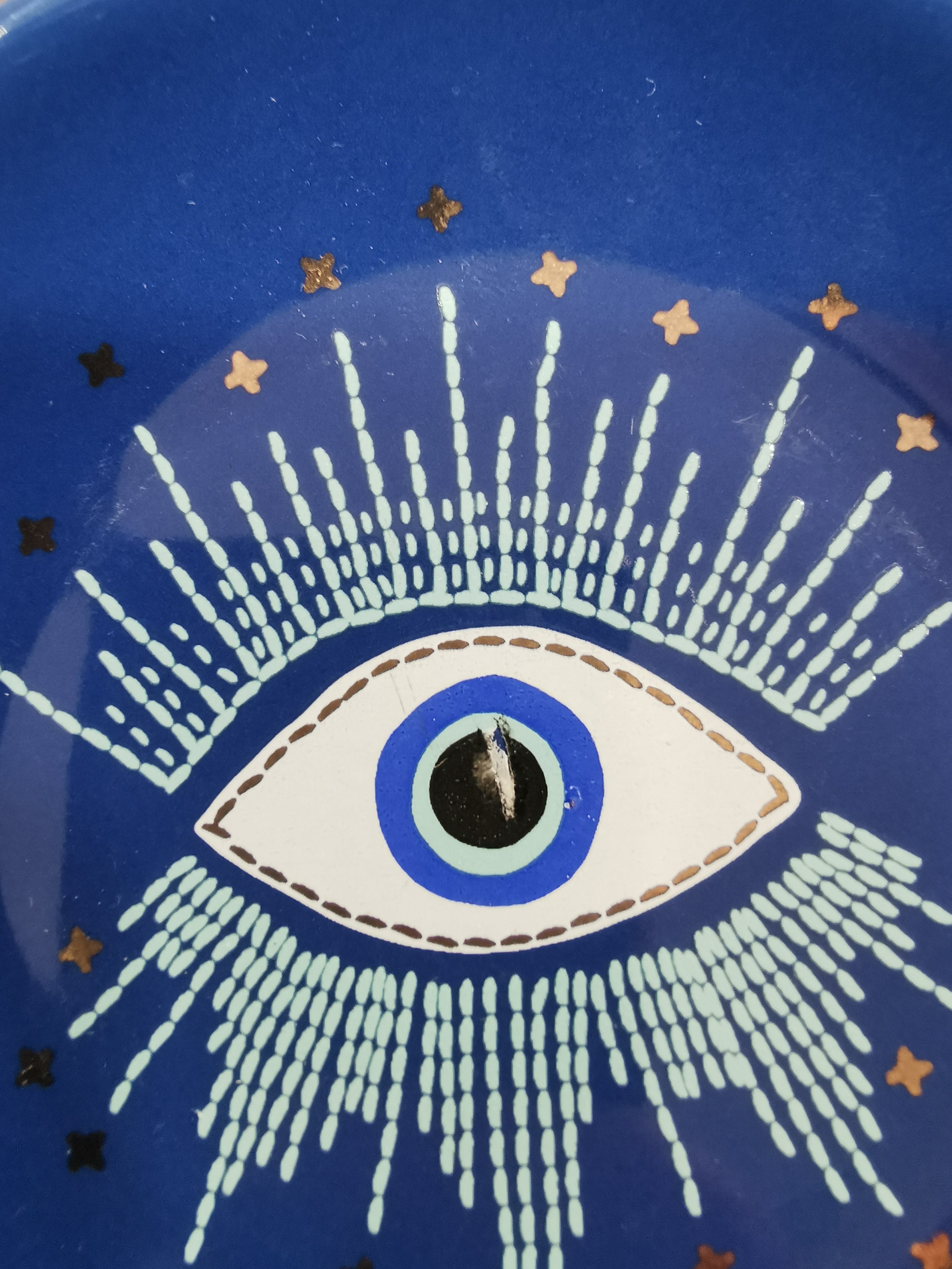 SECONDE CHANCE / Vide-poche céleste – coupelle décorative OEIL