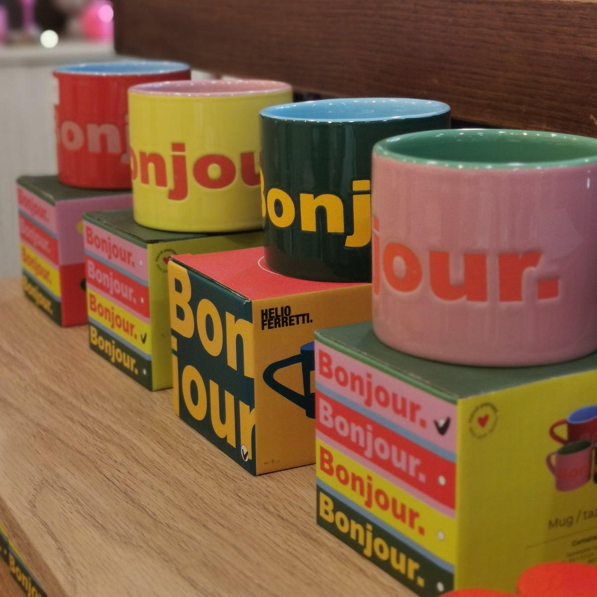 Mug BONJOUR - vert