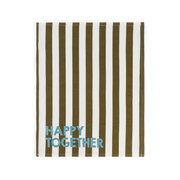 Set de table JEANNETTE - rayures olive HAPPY TOGETHER