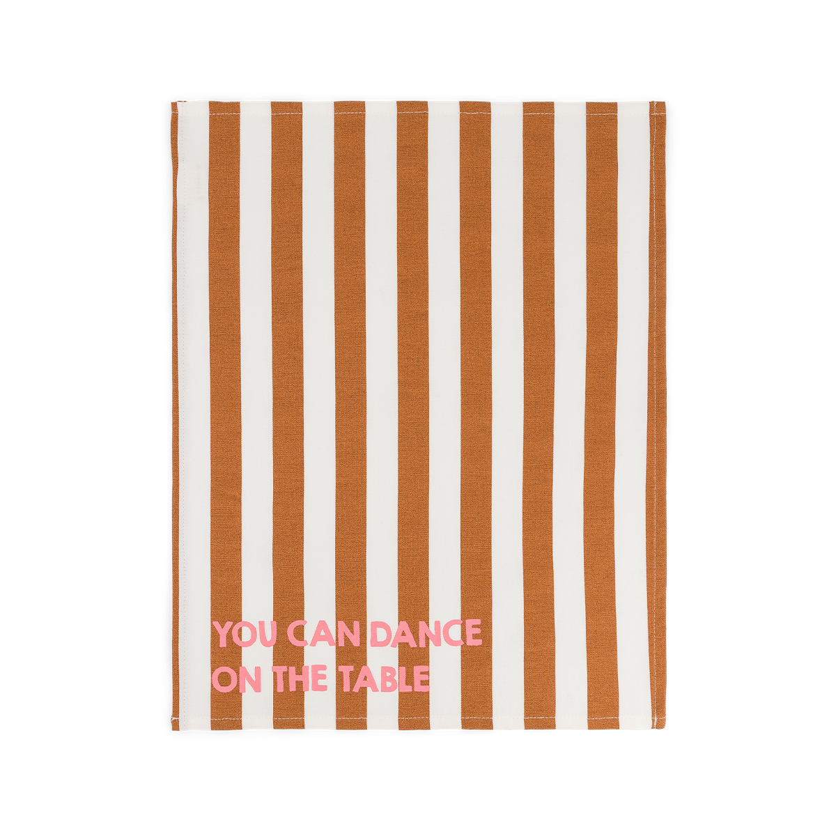 Set de table JEANNETTE - rayures pecan YOU CAN DANCE