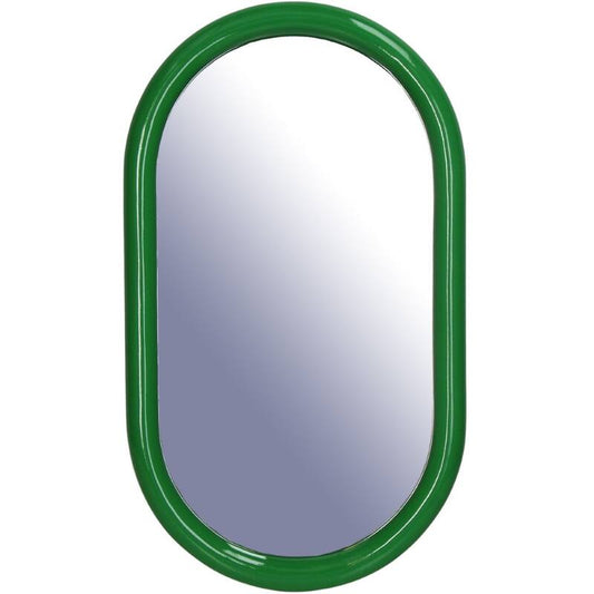 Miroir ovale - vert