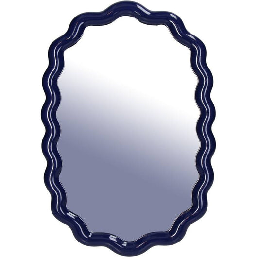 Miroir ondulé - bleu