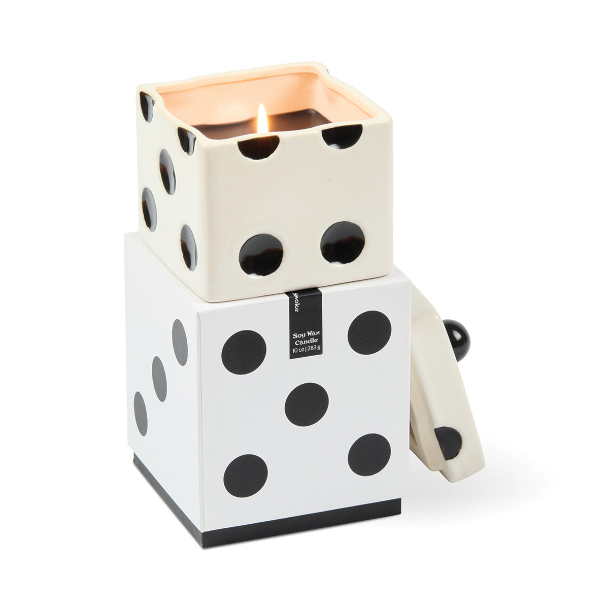 Bougie parfumée LUCKY DICE - Lava stone