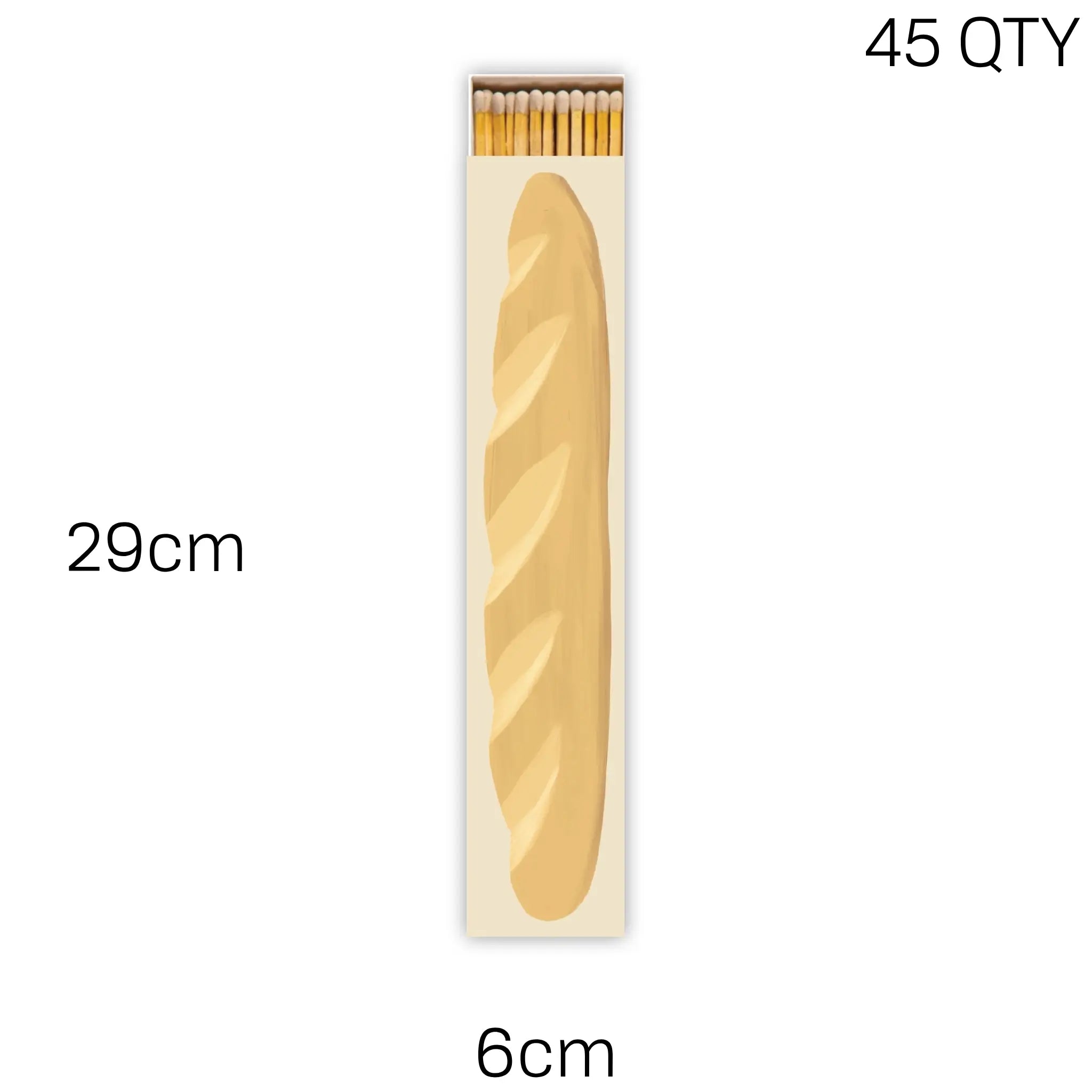 Boîte d'allumettes – Baguette (45 allumettes)