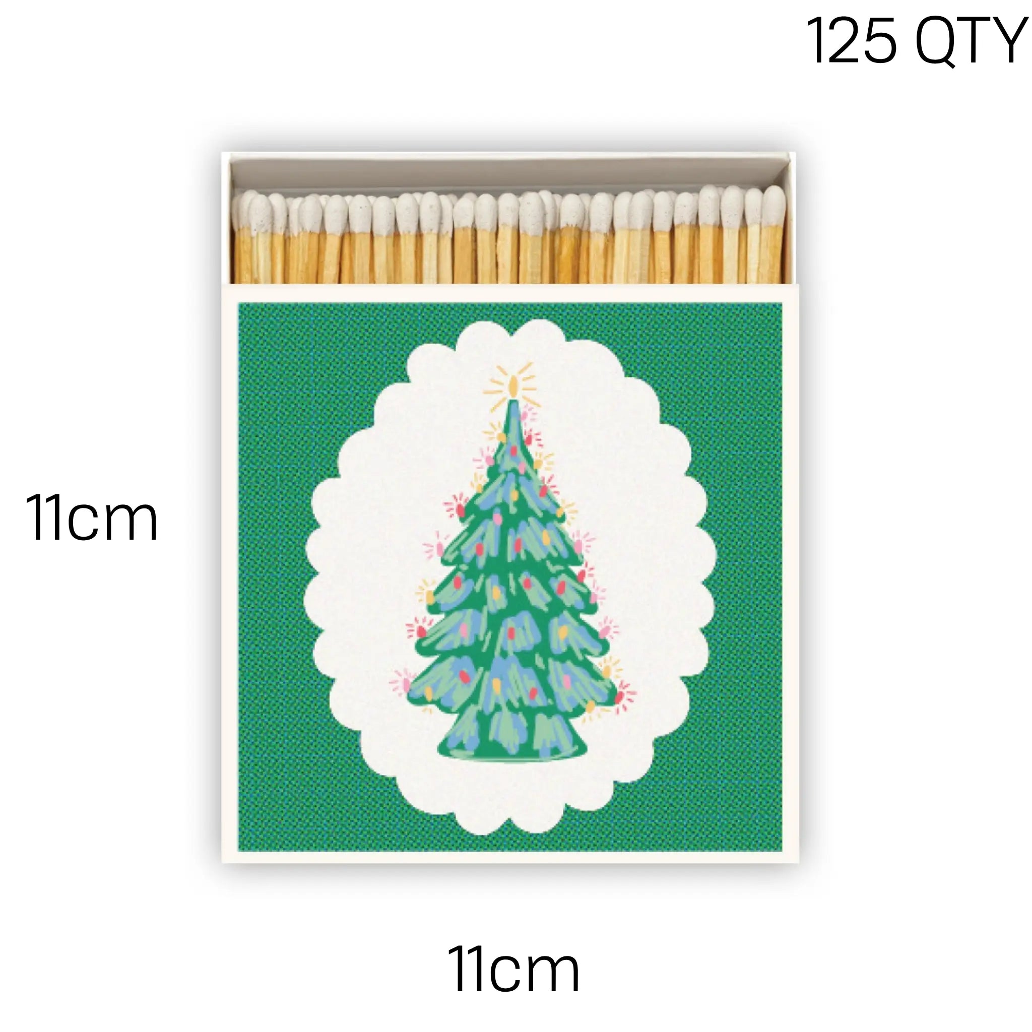 Boîte de 125 allumettes Christmas Tree