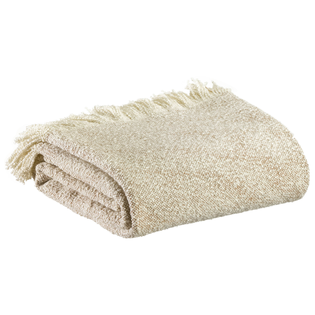 Plaid chiné JANE - cacao