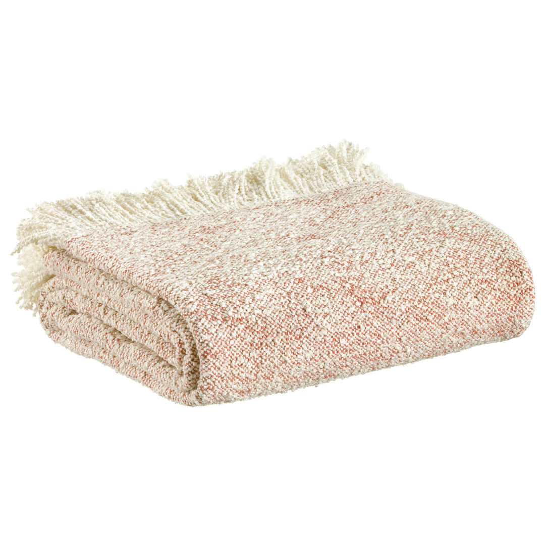 Plaid chiné JANE - sienne