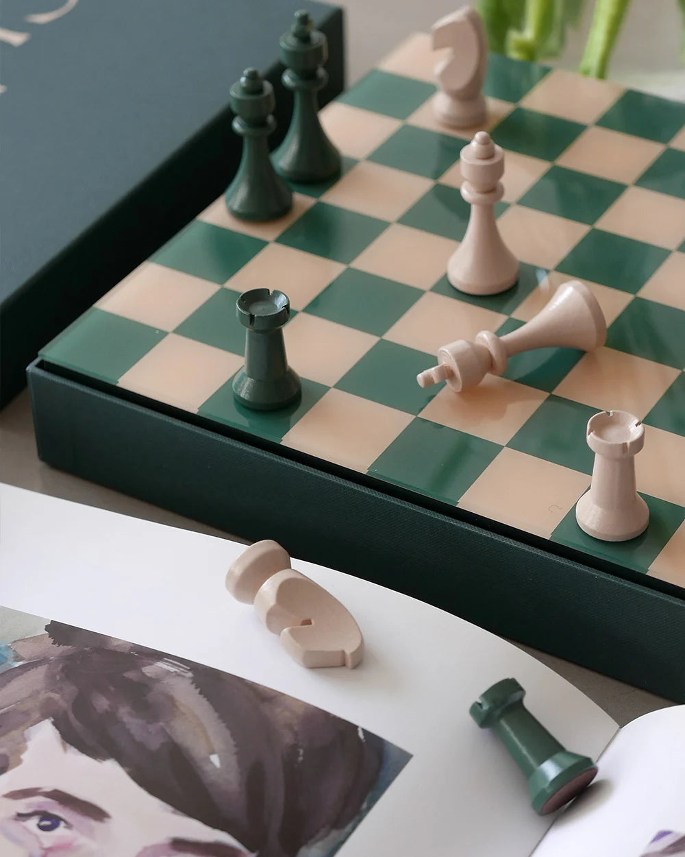 Jeu d'échecs Classic Chess Vert