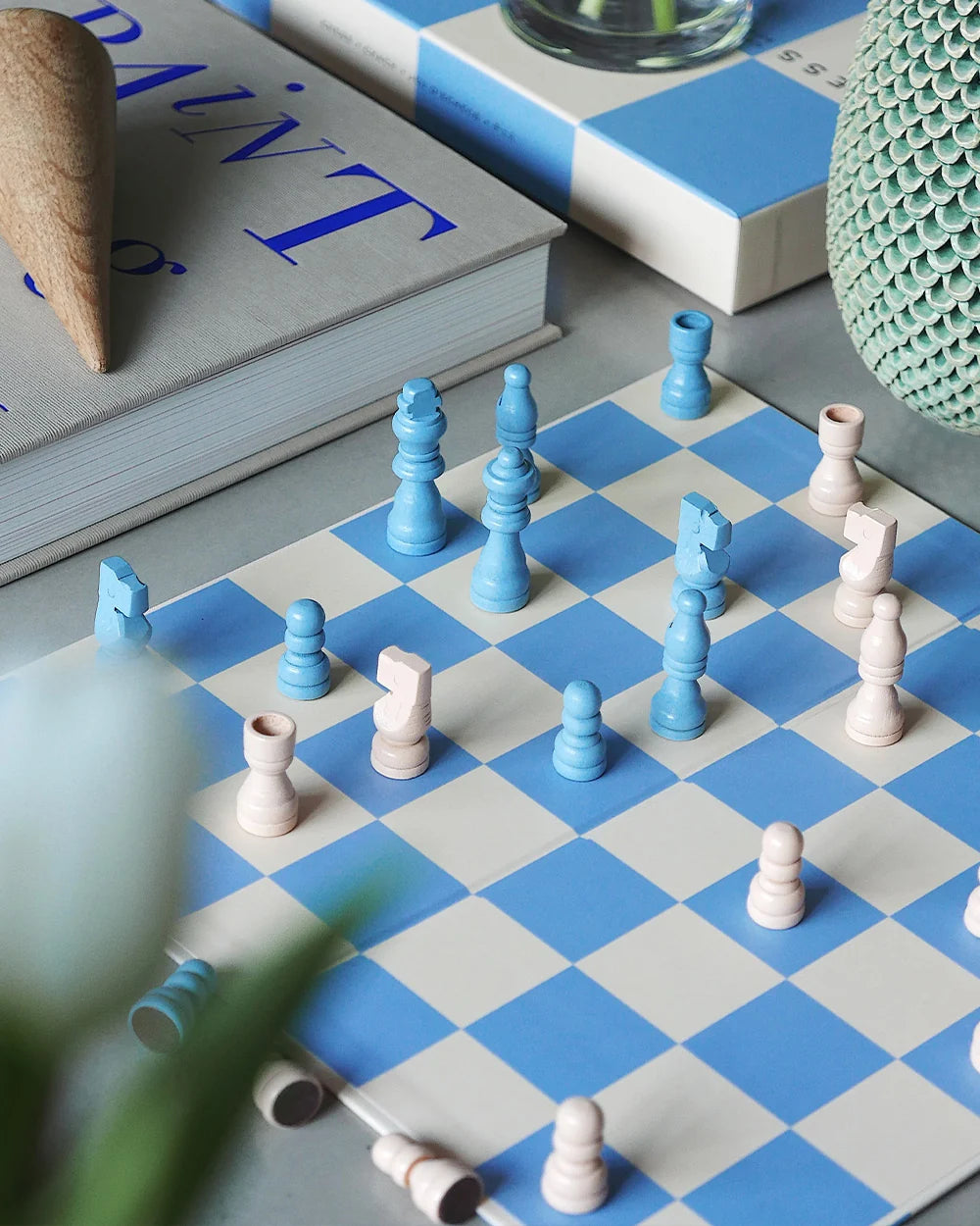 Jeu d’échecs Play bleu