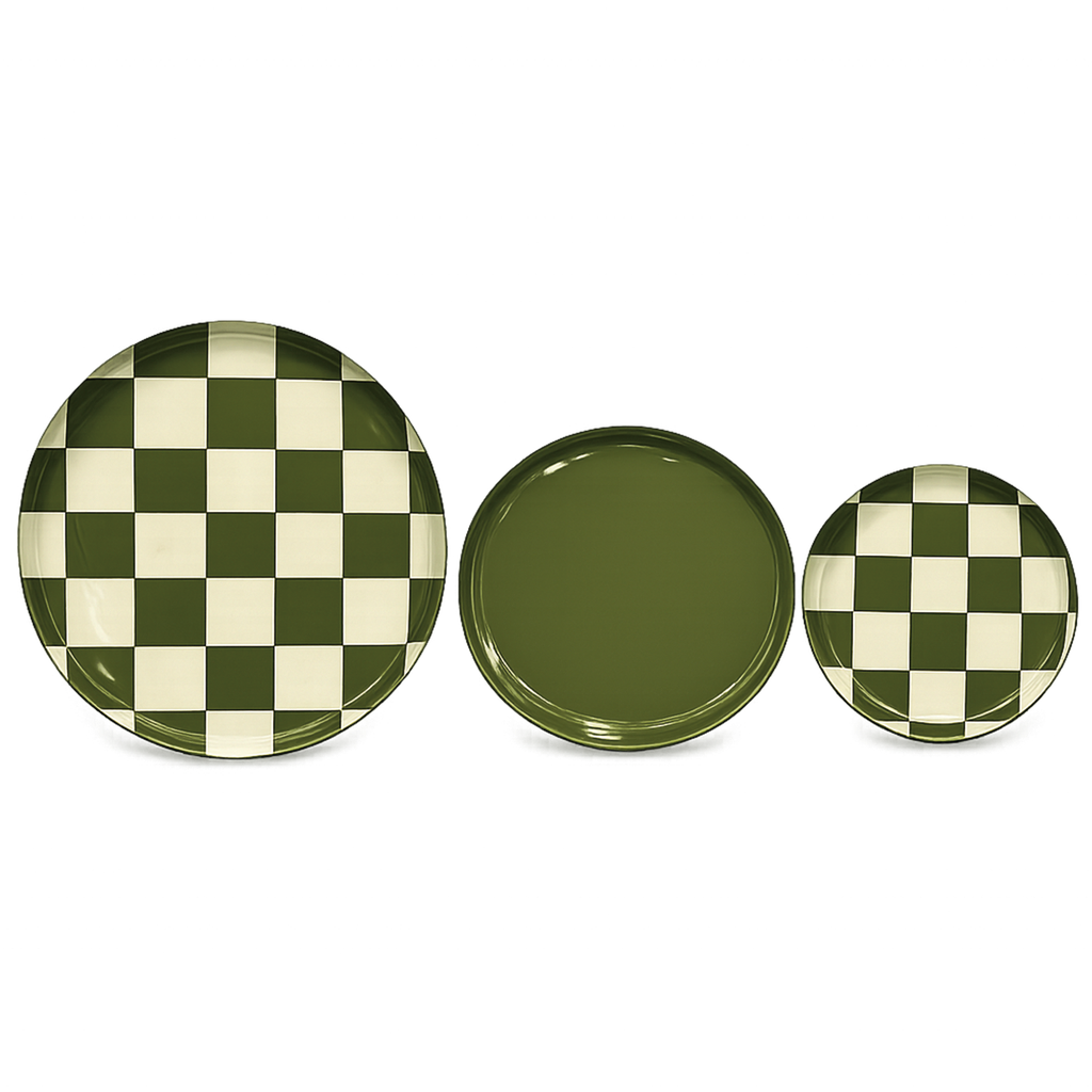 Set de 3 plateaux ronds Cuccina
