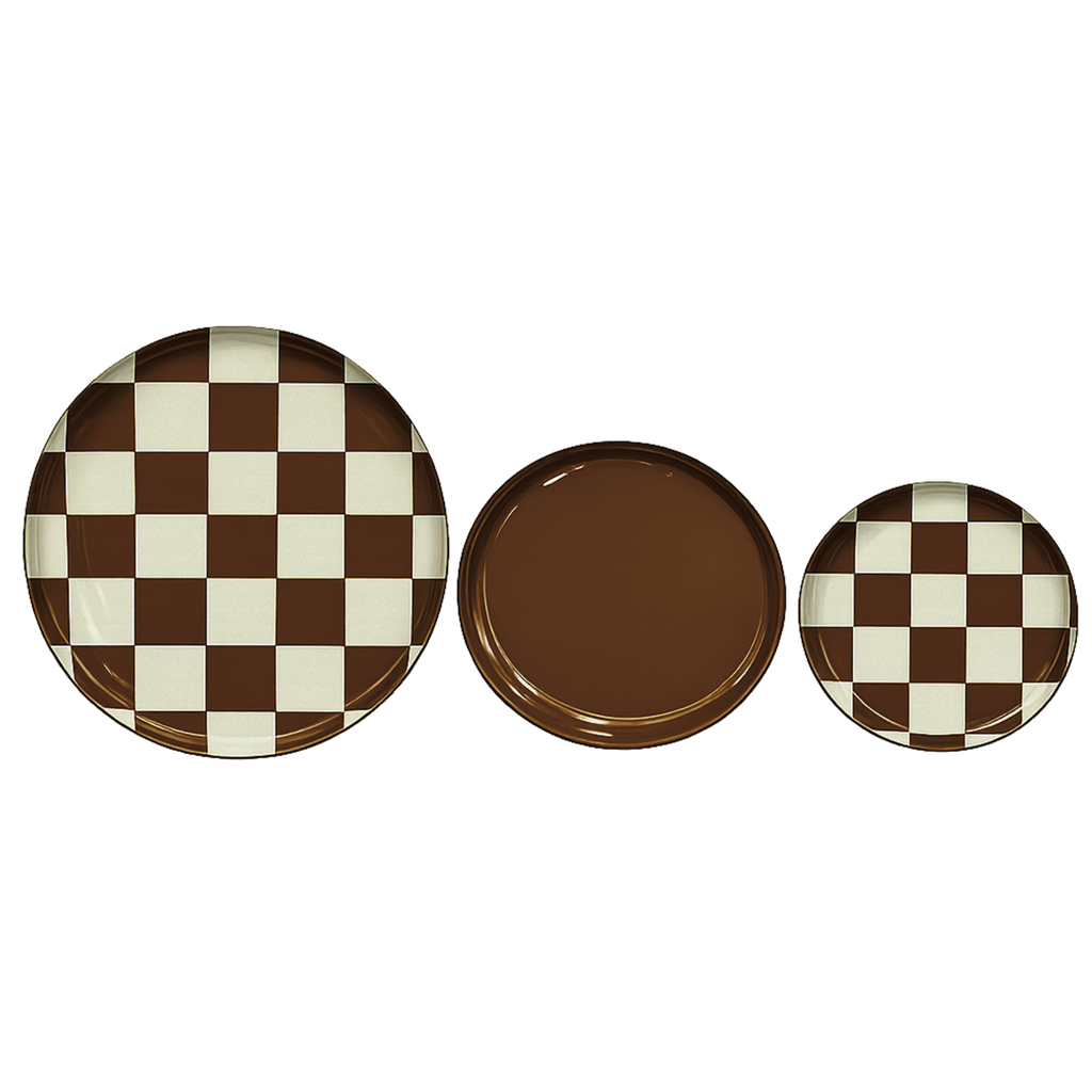 Set de 3 plateaux ronds Cuccina