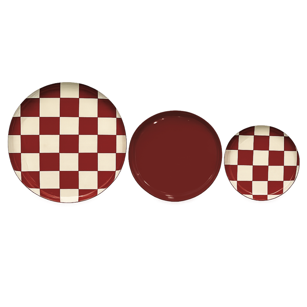 Set de 3 plateaux ronds Cuccina