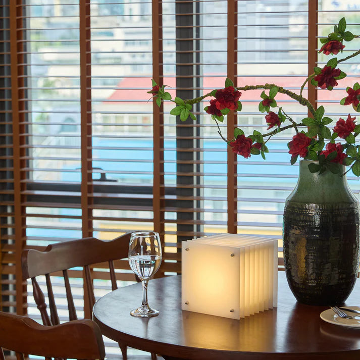 Lampe LOP - carrée - Milky