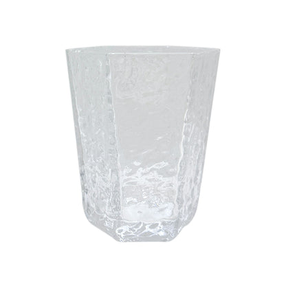 Verre à eau ROCKY translucide – OPJET PARIS, design structuré