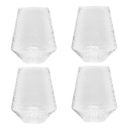 Lot de 4 verres à eau CLAUDE - transparent