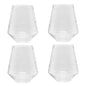 Lot de 4 verres à eau CLAUDE - transparent