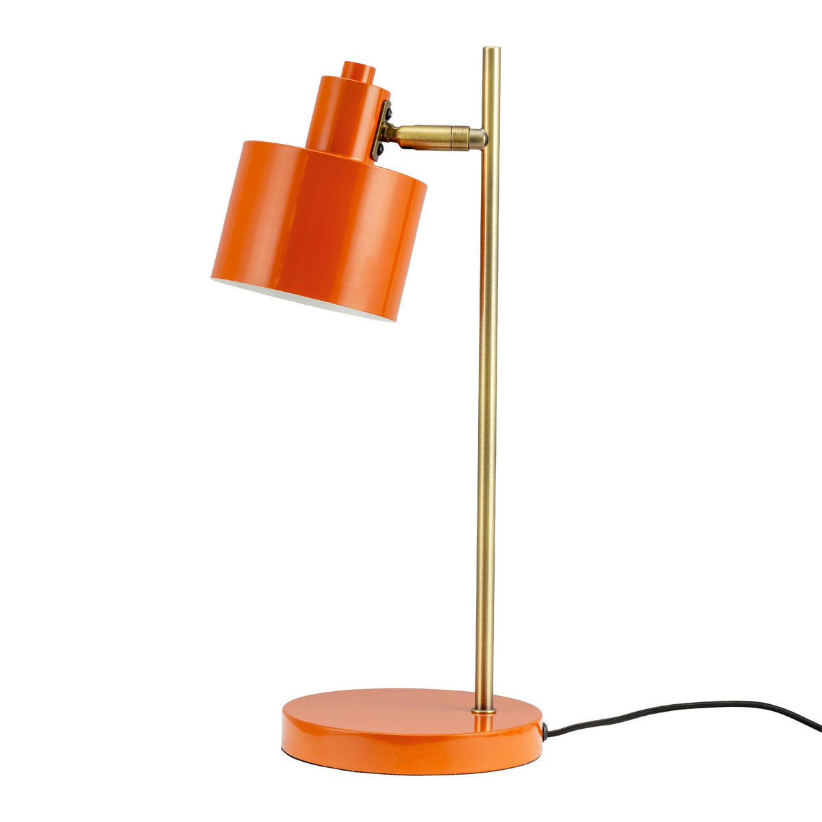 Lampe à poser OCEAN orange & laiton