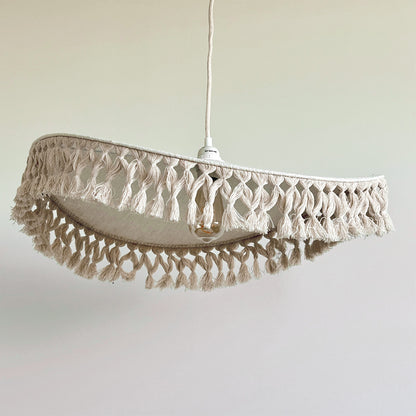 Abat‑jour Antoinette OPJET PARIS blanc PM Ø75 cm en coton fait main